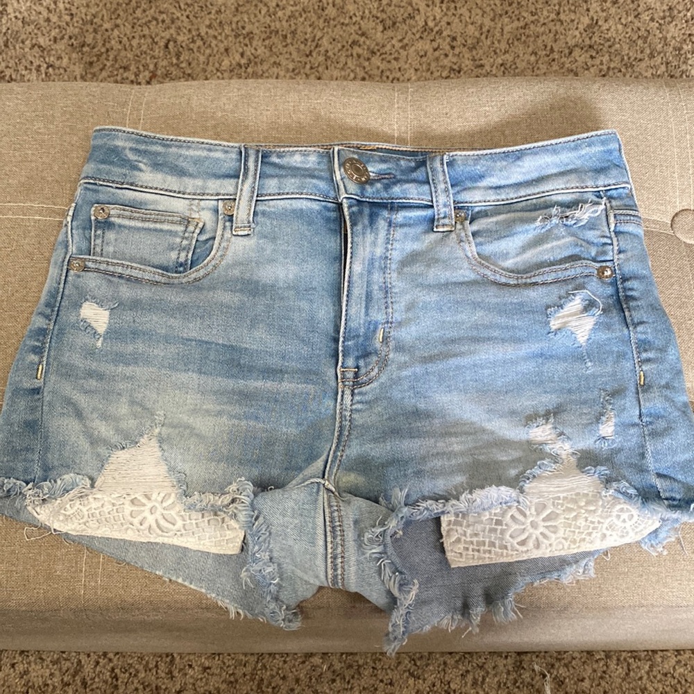 American Eagle high rise shortie size 4